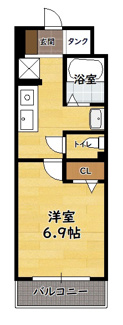 【間取り】 | 光陽ビルディング三田Ⅱ