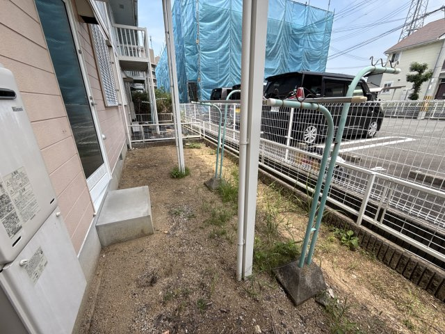 揖保郡太子町鵤のハイツの庭