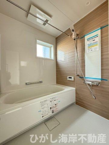 藤沢市大庭   新築戸建   全2棟の浴室|1坪タイプ　ユニットバス