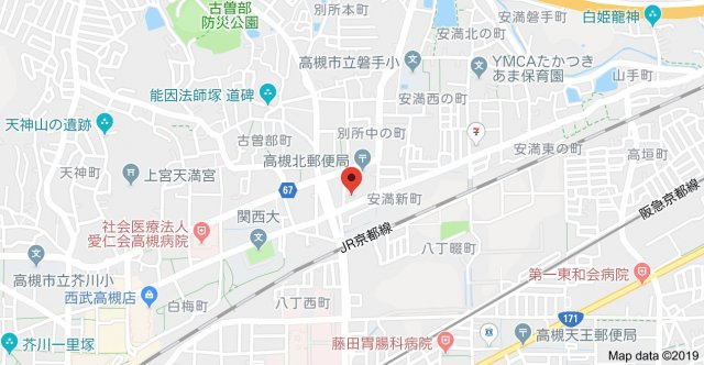 レオパレス別所新町LA1の地図