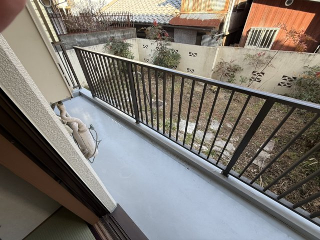シェモア鞍馬口Ⅱのバルコニー