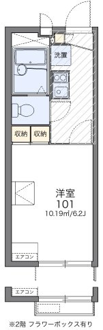 レオパレス霧島の間取り|画像2