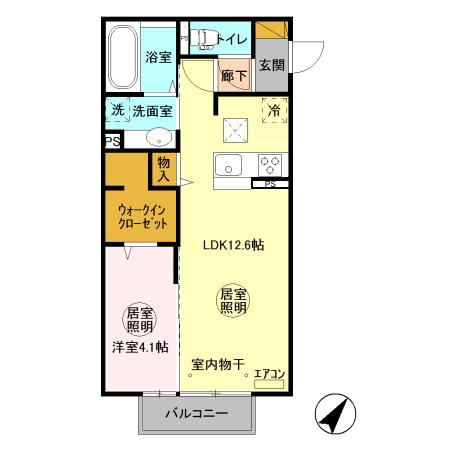シャルマンコーポＡＢ　Ｂ