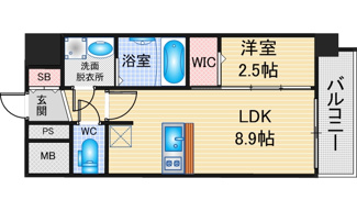 【間取り】 | エスリード ザ・レガリア新栄PREMIER | 略図の為、現状優先