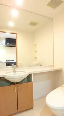 グランフォース九段の独立洗面台|使いやすい洗面台