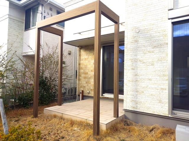 宝塚市山手台東5丁目一戸建の庭|テラス