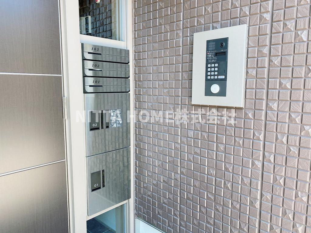 メゾン　ド　ソワのセキュリティ|オートロック完備！