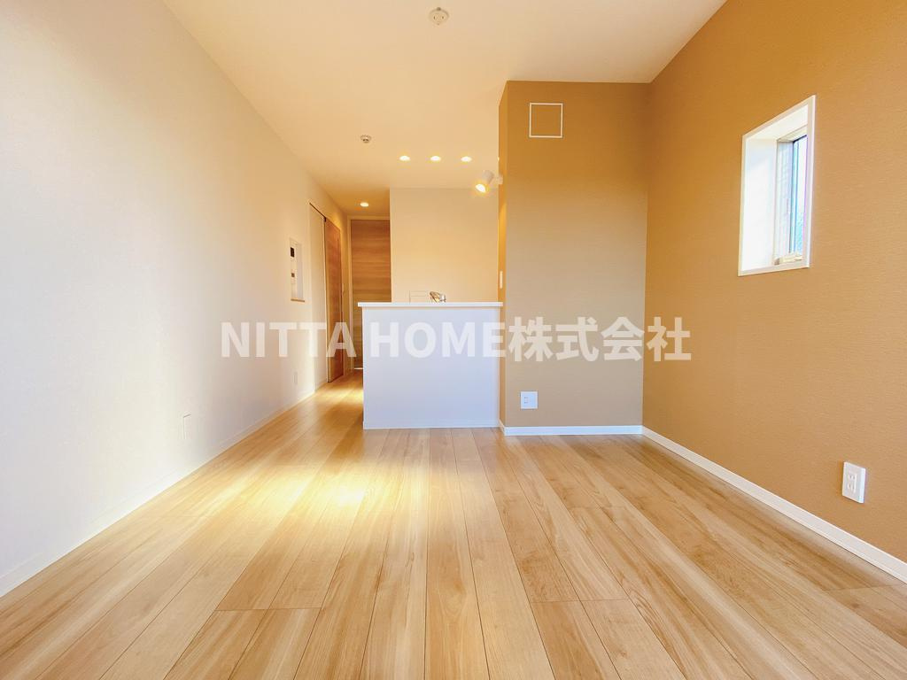 メゾン　ド　ソワの居間・リビング|明るいリビングです♪