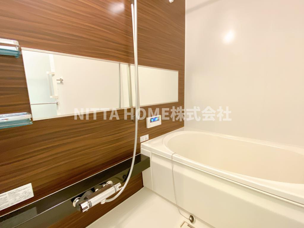 メゾン　ド　ソワの浴室|キレイなバスルームで疲れもなくなりますね◎