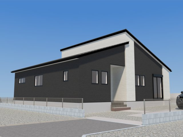 仲介手数料不要　よかタウンBloom菊陽町大字辛川2期【菊陽南小・菊陽中】の外観パース|外観パースです