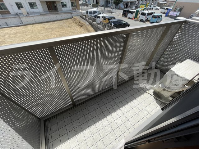 Grand Chariot Bのバルコニー|お洗濯にも便利なバルコニー付き