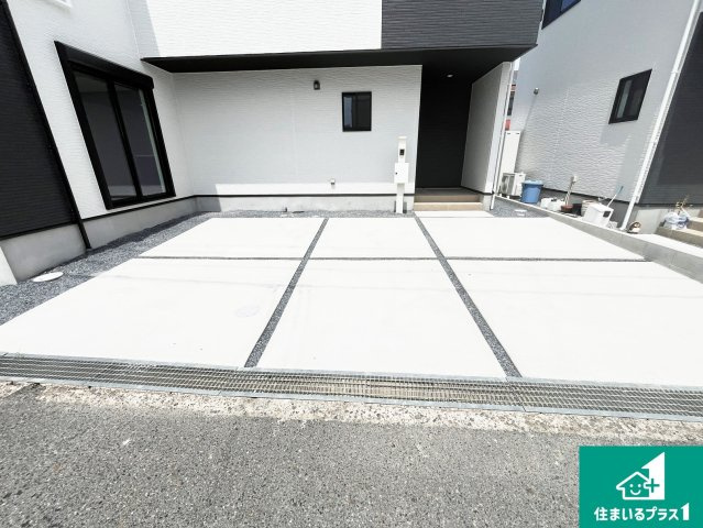 守山市吉身　第1期　新築一戸建ての駐車場|駐車スペース！散水栓があるので、こまめに愛車を洗えます！
