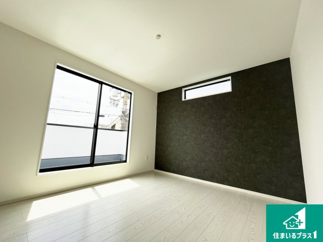 守山市吉身　第1期　新築一戸建ての洋室|シンプルな洋室は、自分好みのインテリアが楽しめます♪ご家族とインテリアや家具を選びに行くのは新築購入時の醍醐味の一つです。ぜひお楽しみください♪