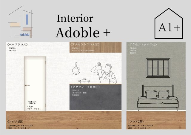 仲介手数料不要　よかタウンAdoble合志市栄4期【合志小・合志中】の内装