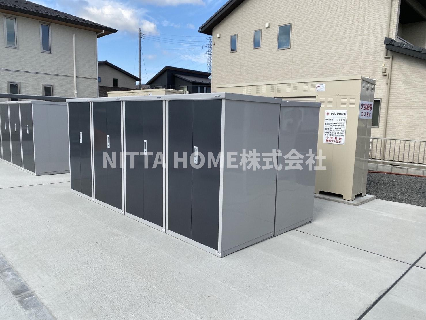 メゾンシュシュのその他共用部分|外部トランクは無料で使用OK◇