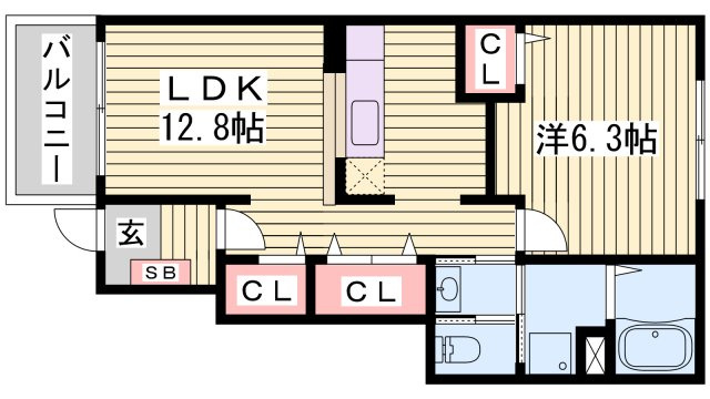 ピエデルモンテⅡの間取り