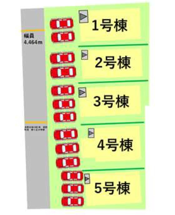 仲介手数料不要　よかタウンBloom・For:M菊陽町大字原水５期【菊陽中部小・菊陽中】の区画図