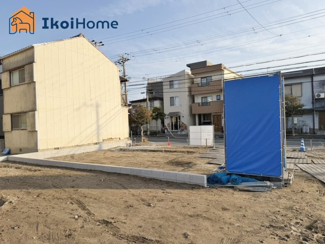 明石市日富美町1期　全7棟6号棟　新築戸建の前面道路含む現地写真|【ホームページに現地動画掲載中】●年中無休：当日予約可●前道路南側歩道もあり広く約14.8ｍございます！