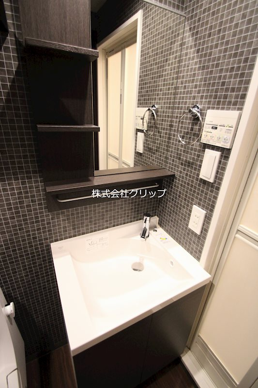 ピュアシティ横浜Ⅲの独立洗面台