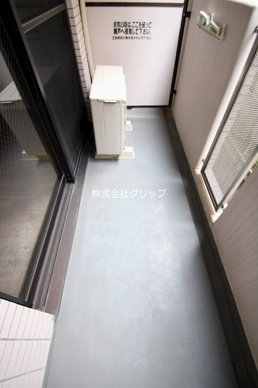 ピュアシティ横浜Ⅲのバルコニー