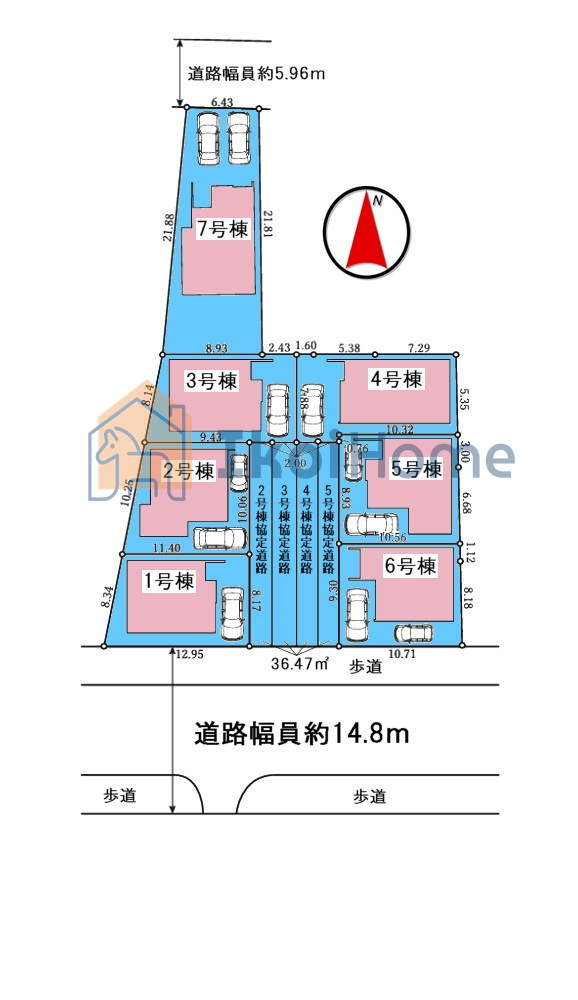 明石市日富美町1期　全7棟7号棟　新築戸建の周辺|【ホームページに現地動画掲載中】●年中無休：当日予約可●7号棟は北側間口となっております！