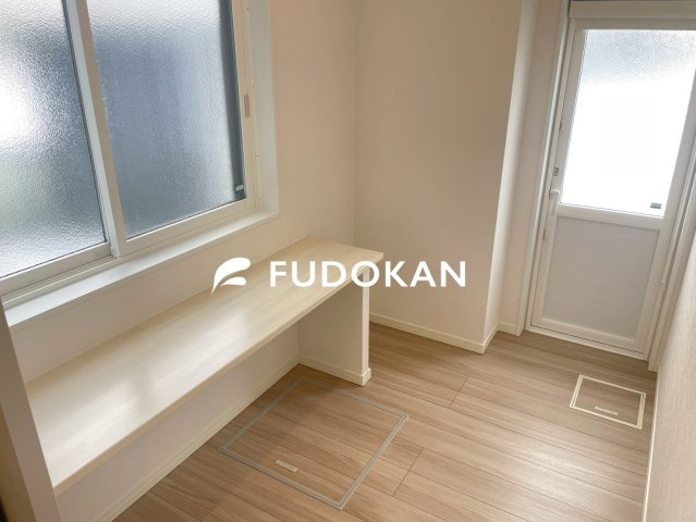 東根市神町西建売住宅【平屋×Z空調】の内装|洗濯干しスペースとして活躍します。