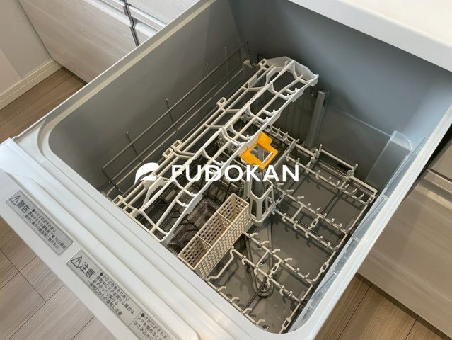 東根市神町西建売住宅【平屋×Z空調】のキッチン|食洗器は家事効率アップですね！