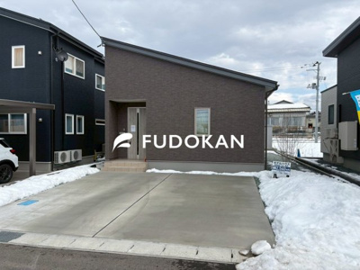 【外観】 | 東根市神町西建売住宅【平屋×Z空調】 | 現地外観写真。内覧予約受付中！