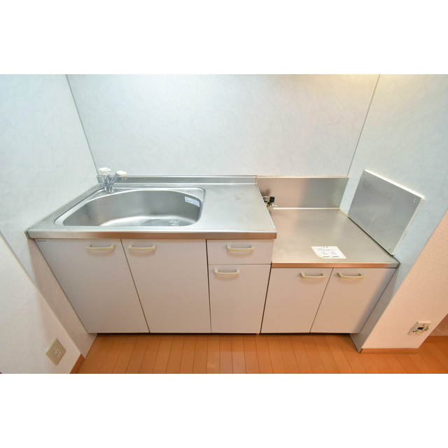 アムールポパイのキッチン|コンパクトなキッチンで掃除もラクラク