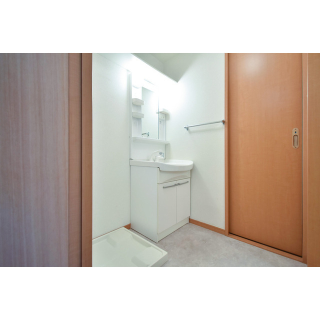 アムールポパイの洗面所|広い洗面スペース