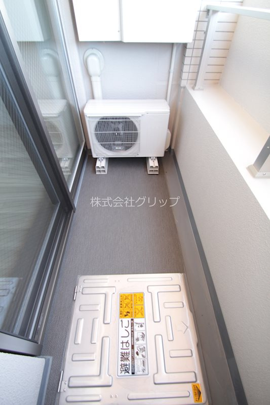 Laule'a Yokohamaのバルコニー