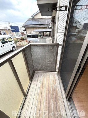 【バルコニー】 | ジェルメ南蔵王B | 南向き