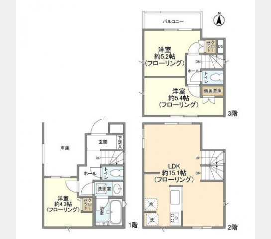 Kolet武蔵中原の間取り