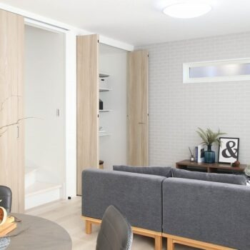 広島市佐伯区美鈴が丘緑3丁目　新築一戸建ての居間・リビング