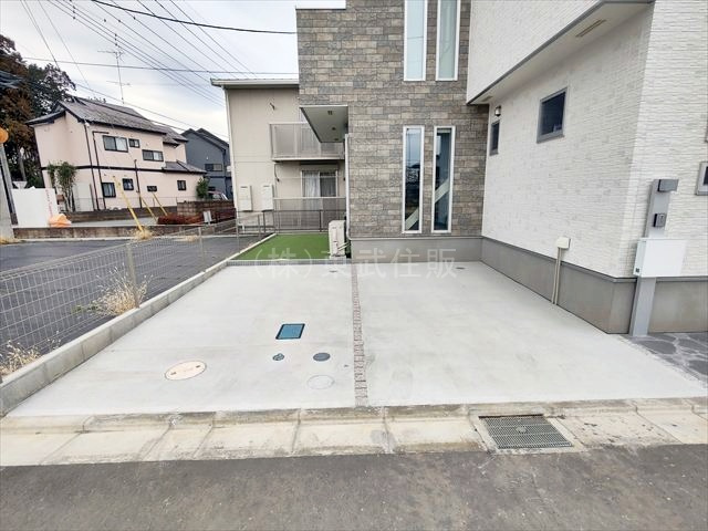 【駐車場】 | 川越市安比奈新田　全7棟　2号棟 | カースペース２台可（車種によります）
