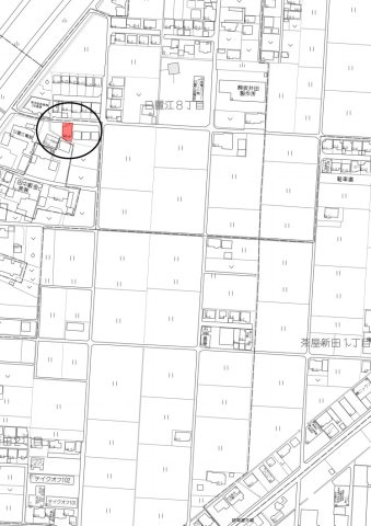 中古住宅　茶屋新田の地図