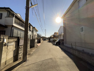【前面道路含む現地写真】 | 柏井町3丁目　土地