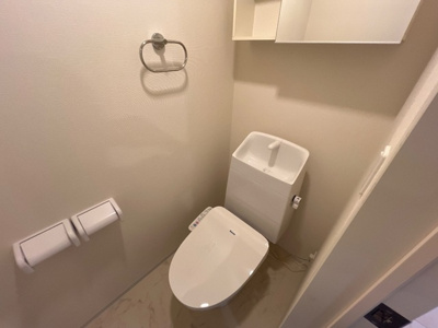 【トイレ】 | （仮称）柏市篠籠田 新築アパート | シャワー付トイレ(イメージ)