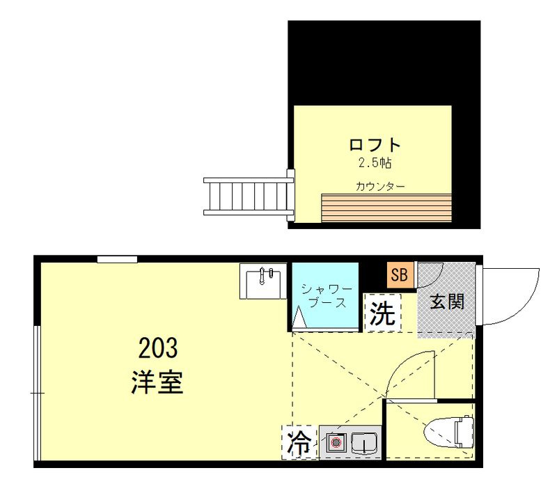 イルヴィアーレ清水町Ⅴの間取り