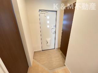 (仮称)　柏市若柴　新築アパートの玄関|玄関です