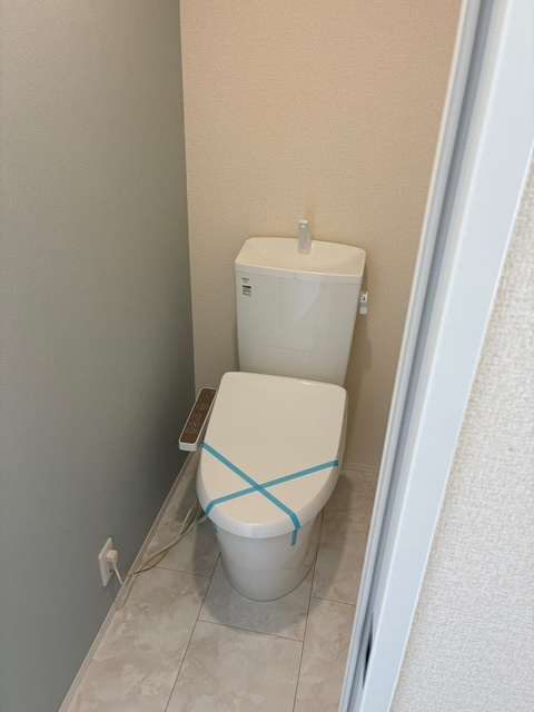 仲介手数料無料）一宮市今伊勢町第七・２号棟のトイレ|ゆったりとした空間のトイレです