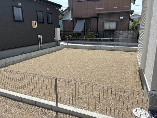 仲介手数料無料）一宮市今伊勢町第七・２号棟の庭|お庭でゆったりと過ごせます