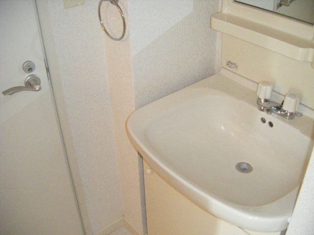 ハス　ニューハウンの洗面所|独立洗面台付きです。