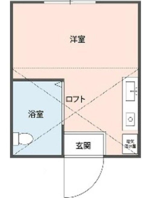 ヴィラ世田谷の間取り|間取りです。