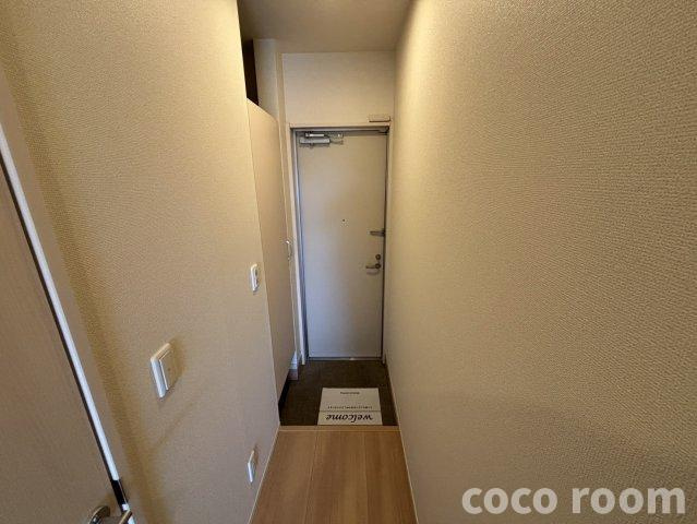 プレジール　Bの玄関