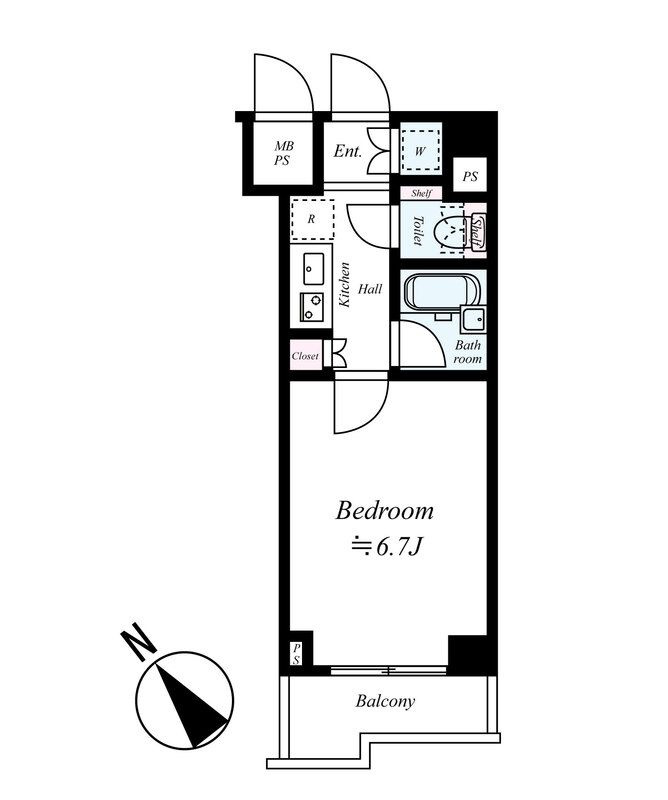 ルーブル南池袋の間取り