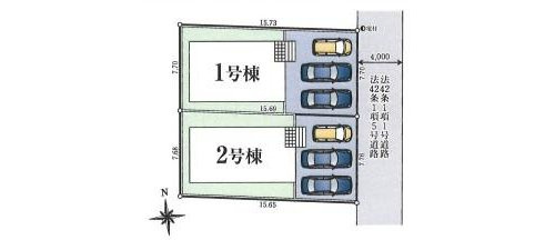 【Cradle garden】小平市花小金井第18の区画図