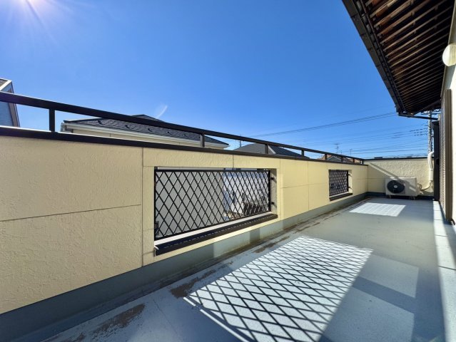 つくば市高見原中古戸建のバルコニー