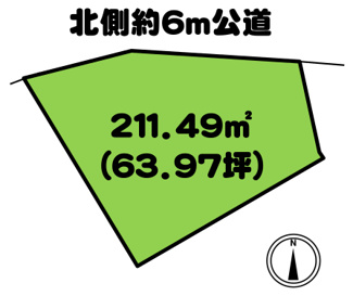 【土地図】 | 毛呂山町南台　土地