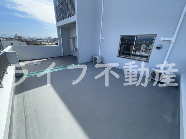 ヴァローレ布施のバルコニー|落ち着いた時間を過ごせるバルコニーです